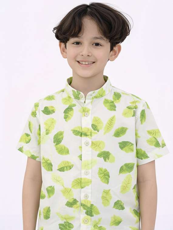 boys printed shirt and shorts set - 22346033 -  Standard Image - 4