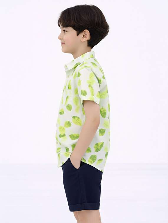 boys printed shirt and shorts set - 22346034 -  Standard Image - 1