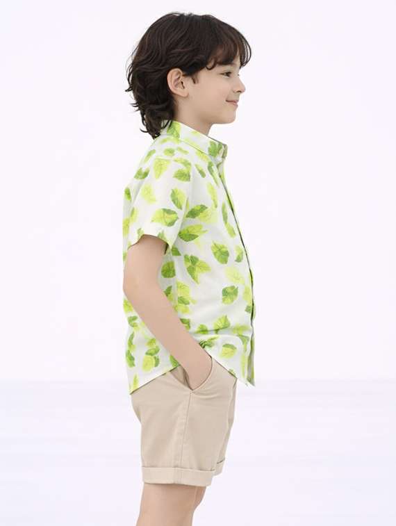 boys printed shirt and shorts set - 22346035 -  Standard Image - 1