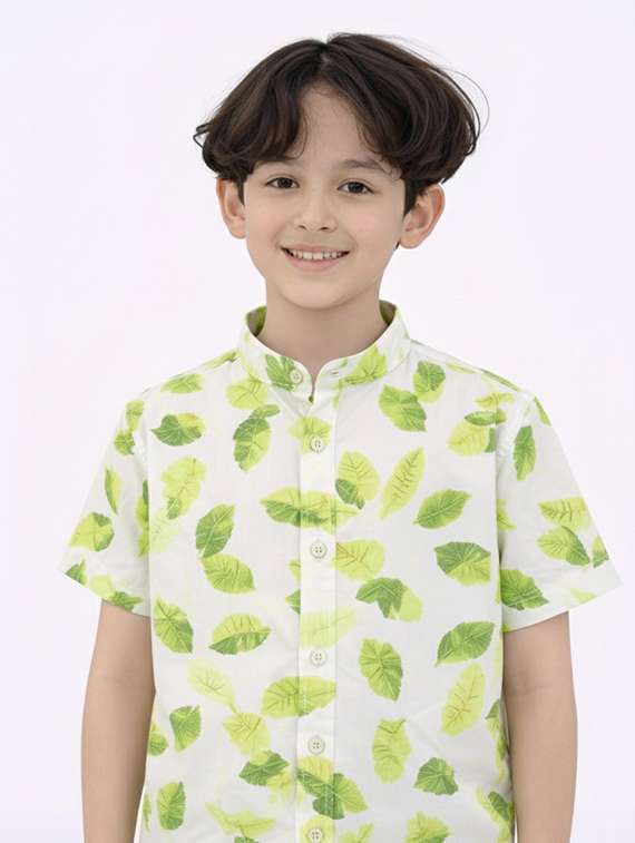 boys printed shirt and shorts set - 22346035 -  Standard Image - 4