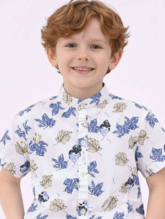 boys printed shirt and shorts set - 22346048 -  Standard Image - 4