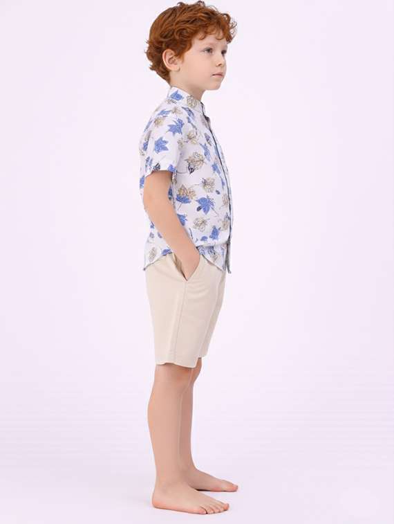 boys printed shirt and shorts set - 22346050 -  Standard Image - 1