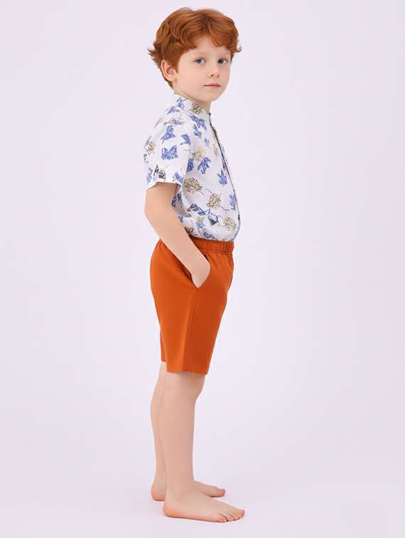 boys printed shirt and shorts set - 22346051 -  Standard Image - 1
