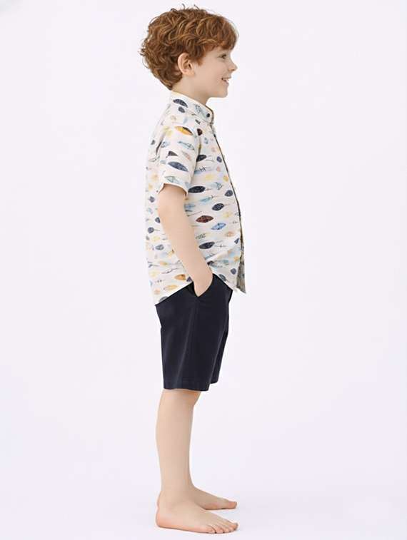 boys printed shirt and shorts set - 22346068 -  Standard Image - 1