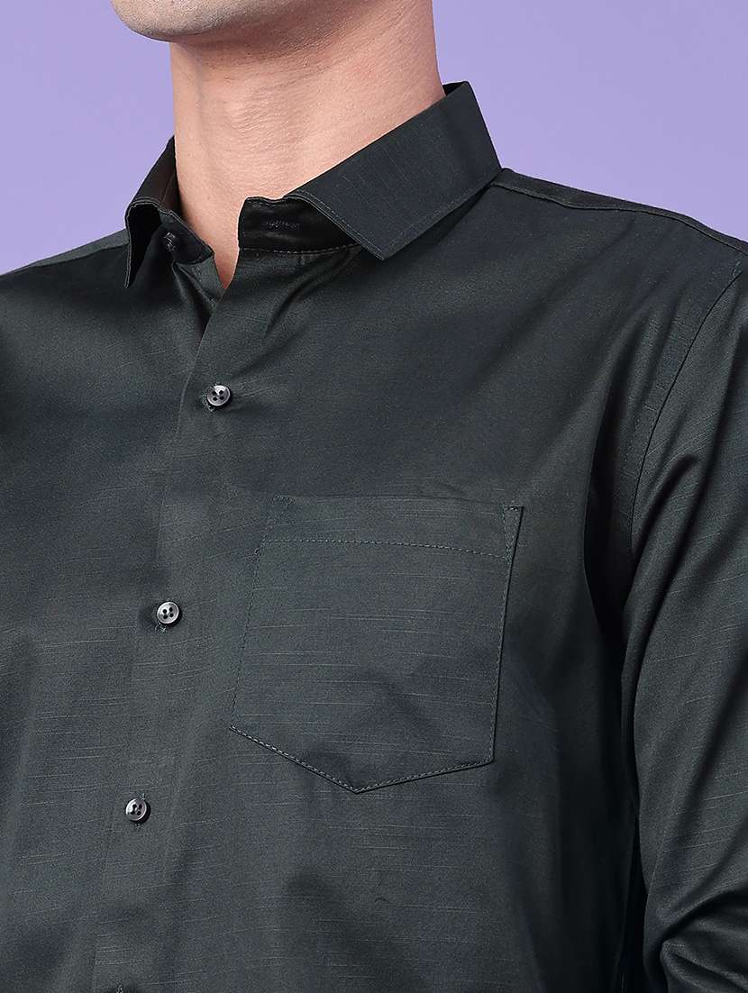 men solid long sleeve slim fit formal shirt - 22346338 -  Standard Image - 1
