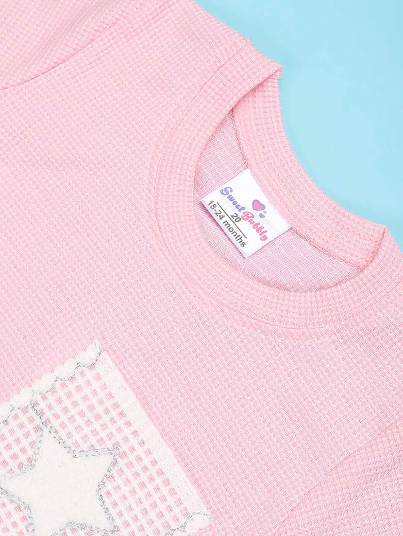 pink cotton combo infant twin set - 22346349 -  Standard Image - 4
