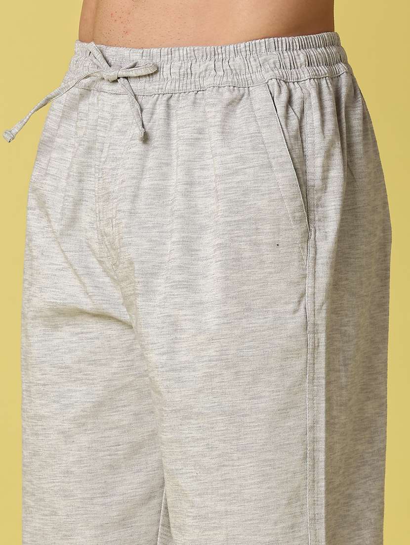 men solid mid rise ankle length track pant - 22346473 -  Standard Image - 1