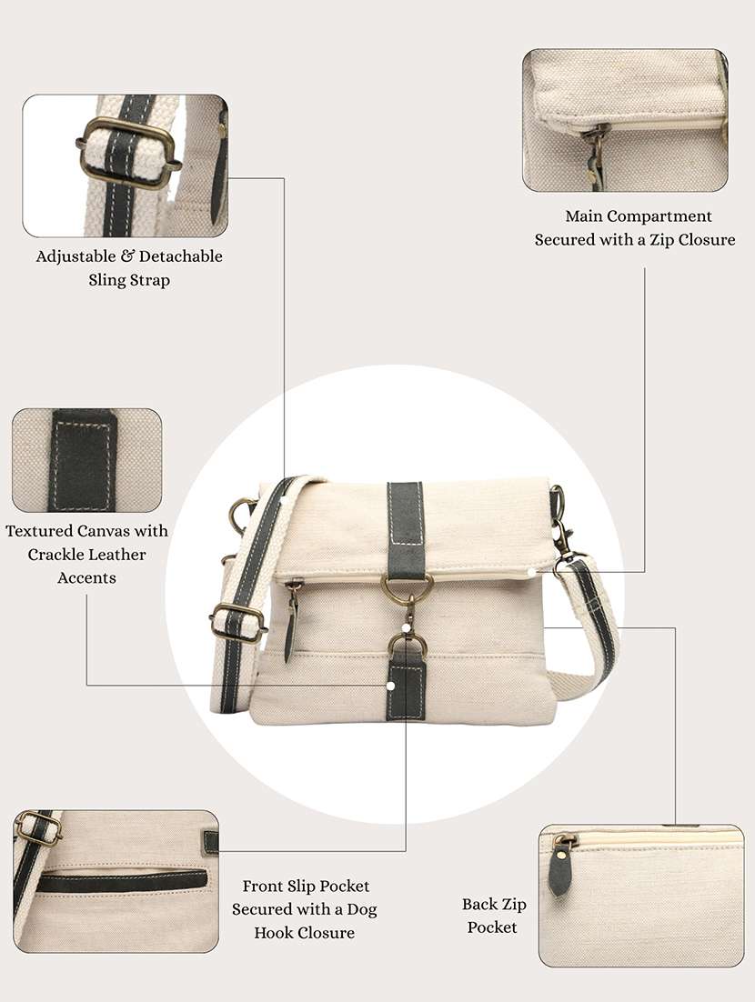 women solid sling bag with adjustable strap - 22346798 -  Standard Image - 4