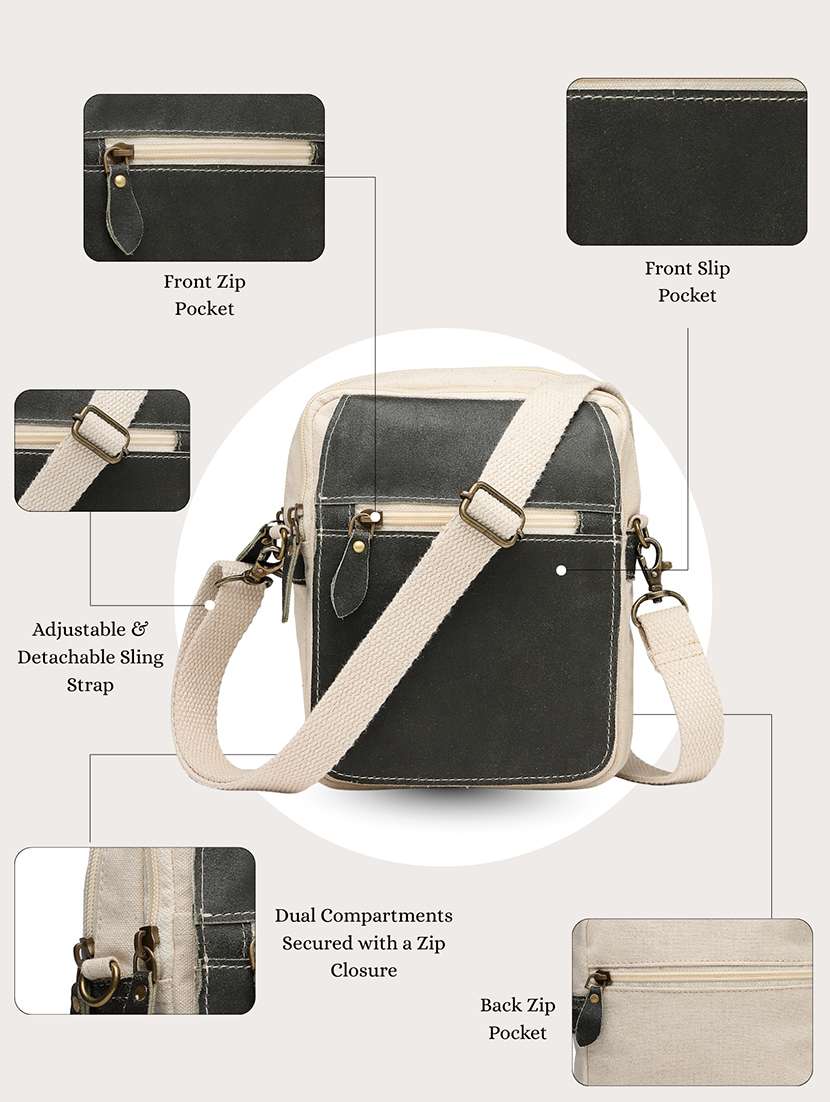 women solid sling bag with adjustable strap - 22346800 -  Standard Image - 4