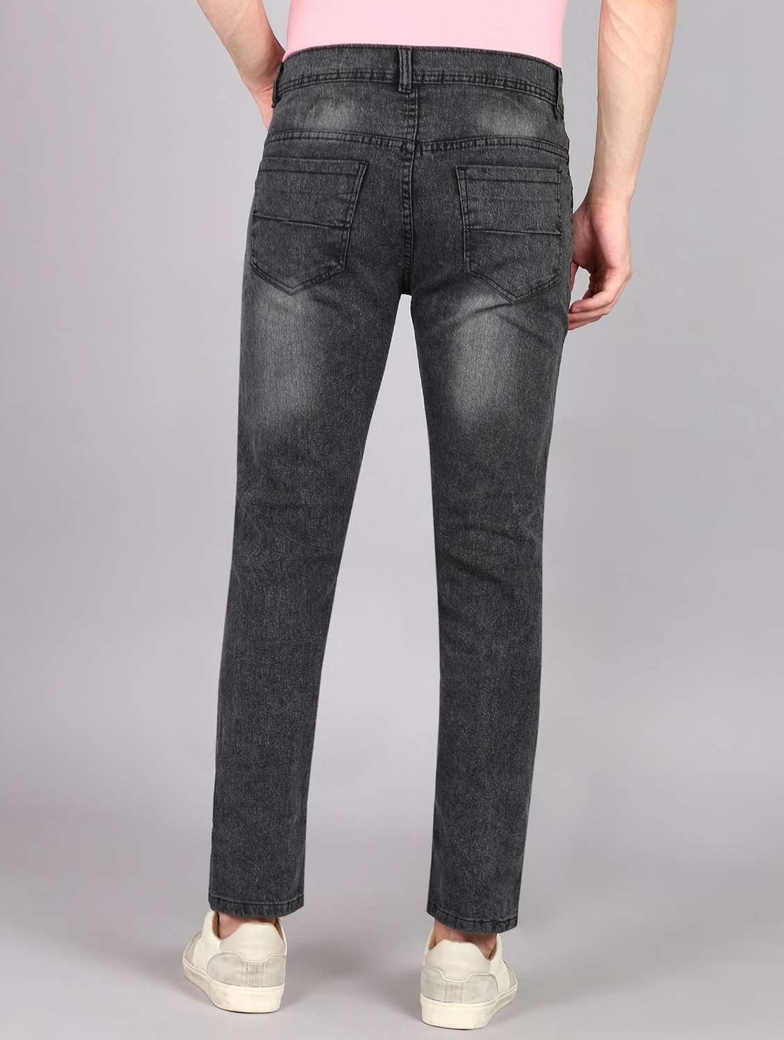 men solid mid rise slim fit jean - 22347224 -  Standard Image - 1