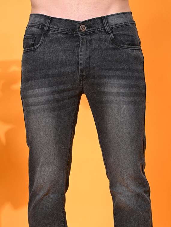 men solid mid rise slim fit jeans - 22347284 -  Standard Image - 4
