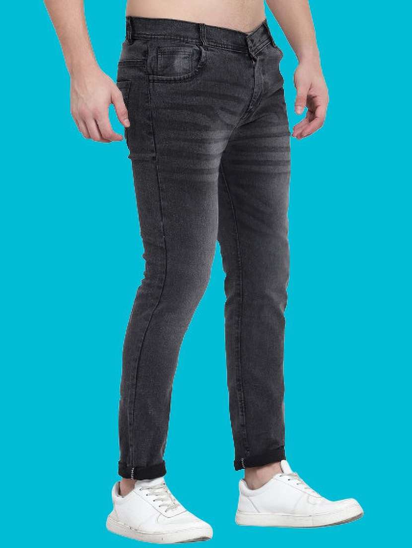 men solid mid rise slim fit jean - 22347533 -  Standard Image - 1