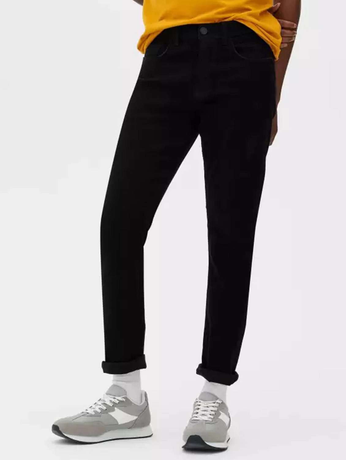 men solid mid rise slim fit jean - 22347564 -  Standard Image - 1