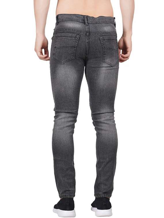 men washed mid rise slim fit jeans - 22347926 -  Standard Image - 1