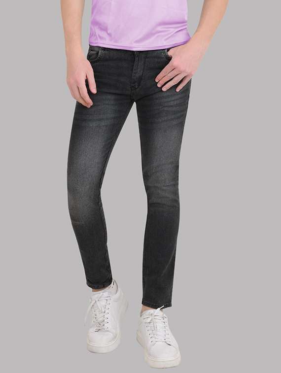 men washed mid rise slim fit jeans  - 22347936 -  Standard Image - 1