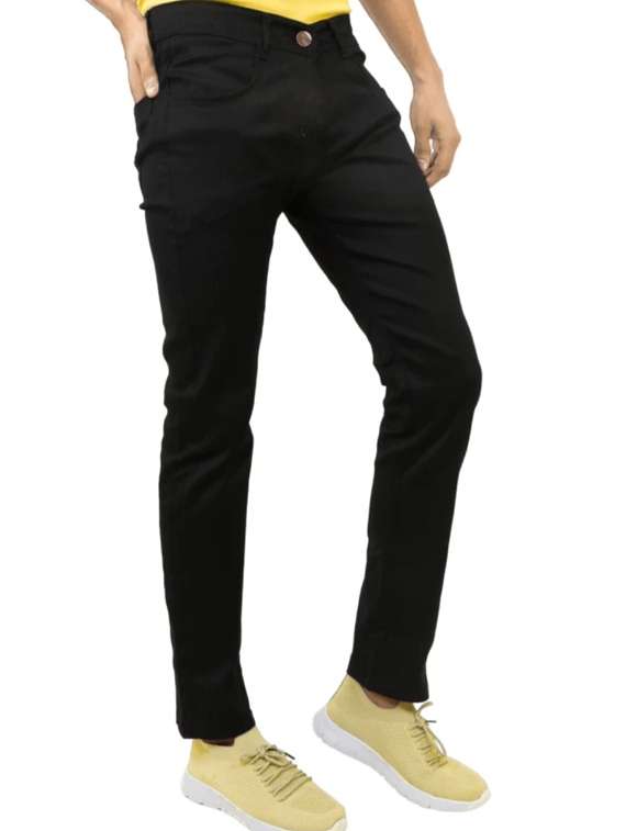 men solid mid rise slim fit jean - 22347968 -  Standard Image - 1