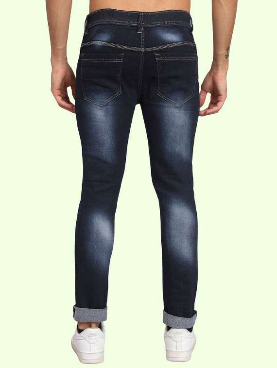 men solid mid rise slim fit jean - 22348024 -  Standard Image - 1