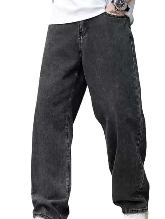men solid mid rise relaxed fit jeans  - 22348312 -  Standard Image - 1