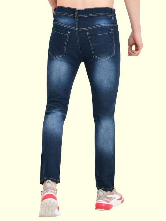 men distressed mid rise slim fit jean - 22348699 -  Standard Image - 1