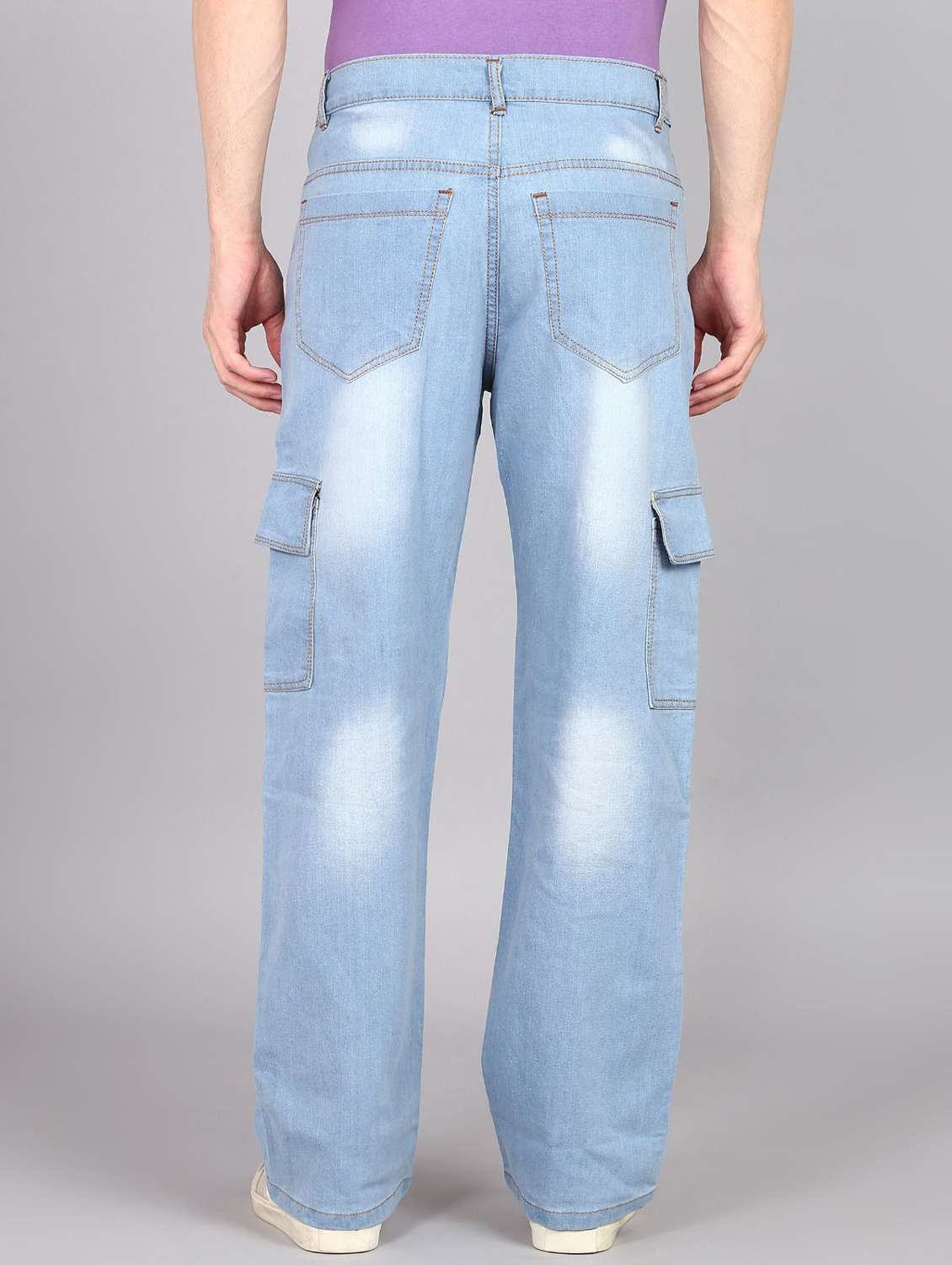 men washed mid rise cargo - 22348793 -  Standard Image - 1