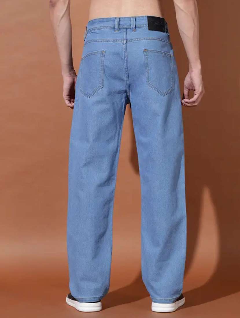 men solid mid rise relaxed fit jeans  - 22348933 -  Standard Image - 1