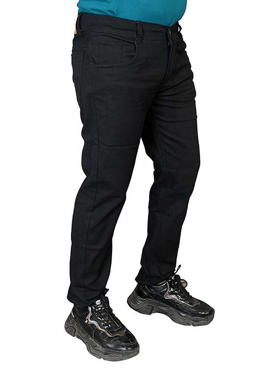 men solid mid rise slim fit jeans - 22349395 -  Standard Image - 1