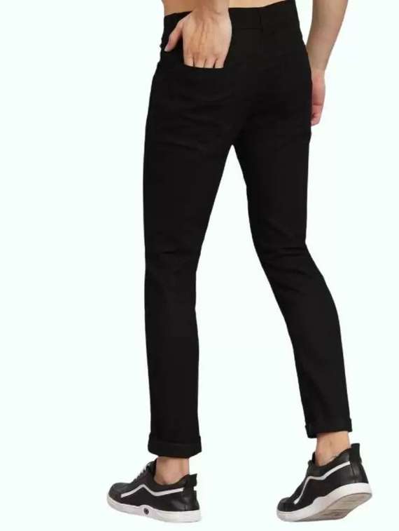 men solid mid rise slim fit jean - 22349588 -  Standard Image - 1
