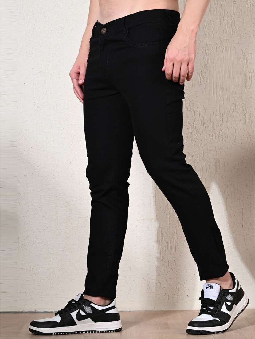 men solid mid rise skinny jeans  - 22349647 -  Standard Image - 1