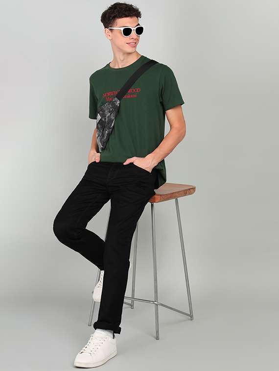 men solid mid rise slim fit jeans - 22349658 -  Standard Image - 4