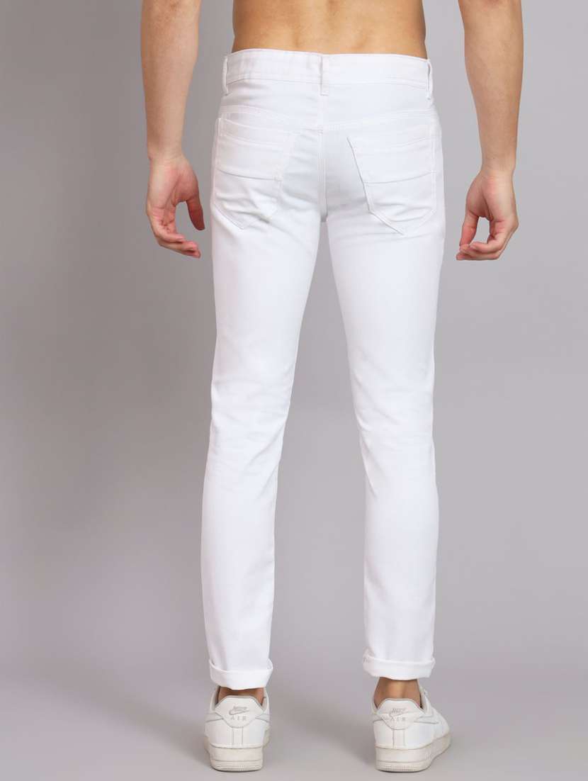 men solid mid rise slim fit jean - 22350053 -  Standard Image - 1