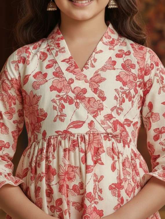 girls printed top & palazzo co-ord set - 22353412 -  Standard Image - 4