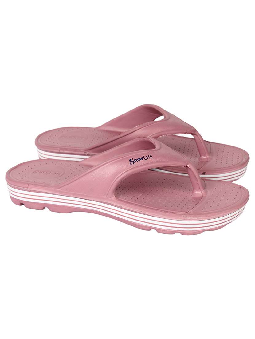 womne pink slip on flip flop - 22353484 -  Standard Image - 1