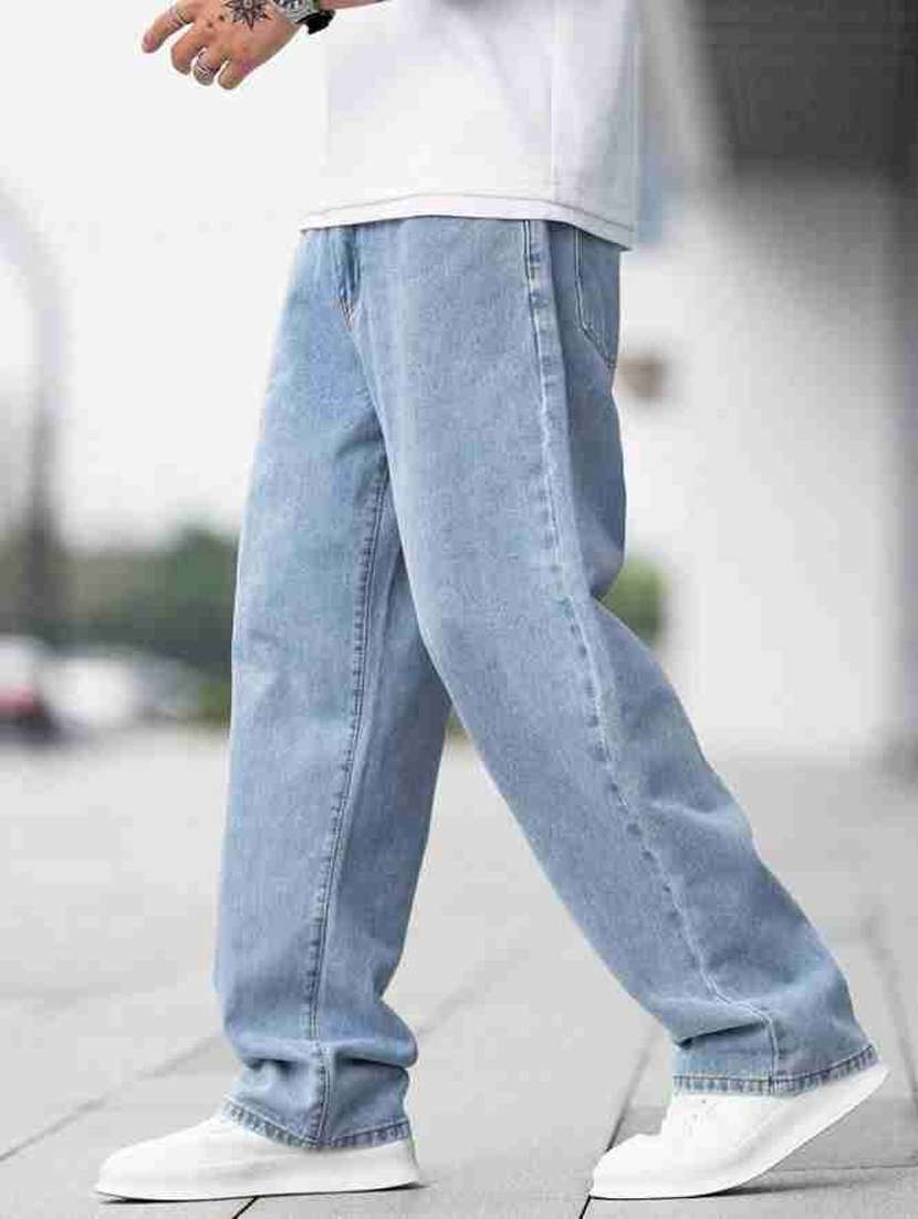 men plain mid rise full length jeans - 22353596 -  Standard Image - 1