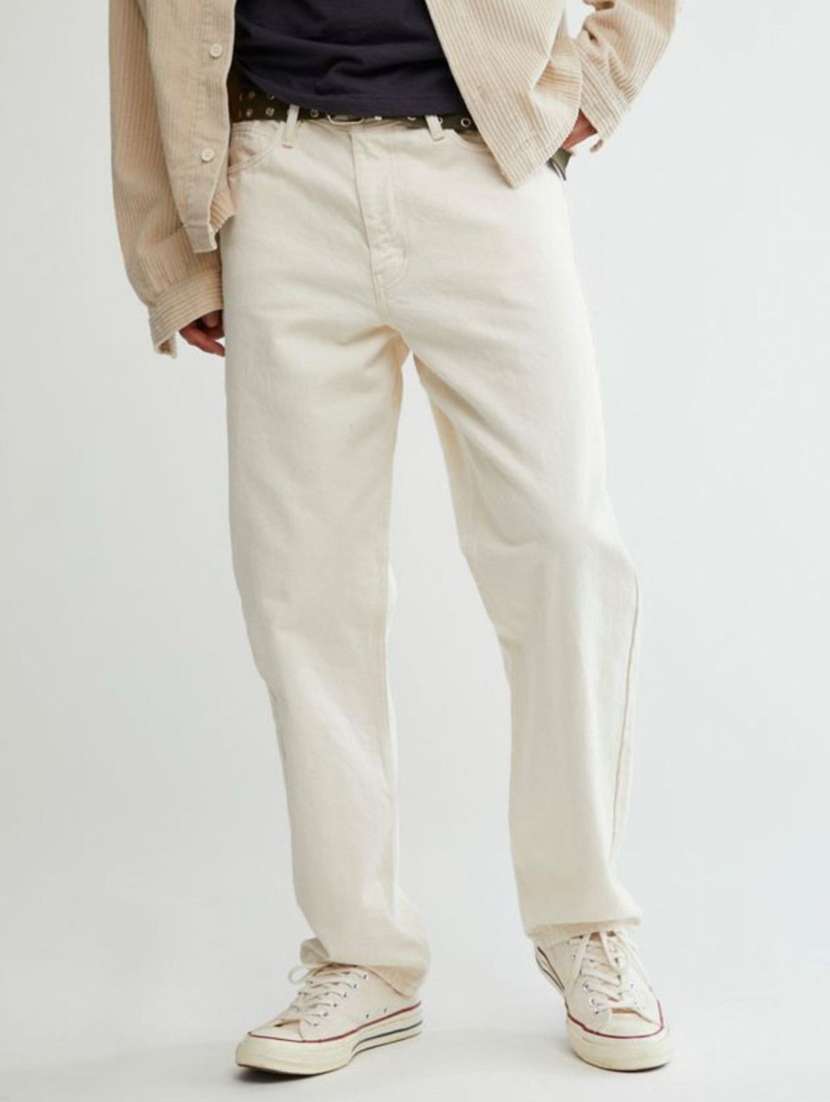 men plain mid rise full length jeans - 22353649 -  Standard Image - 1