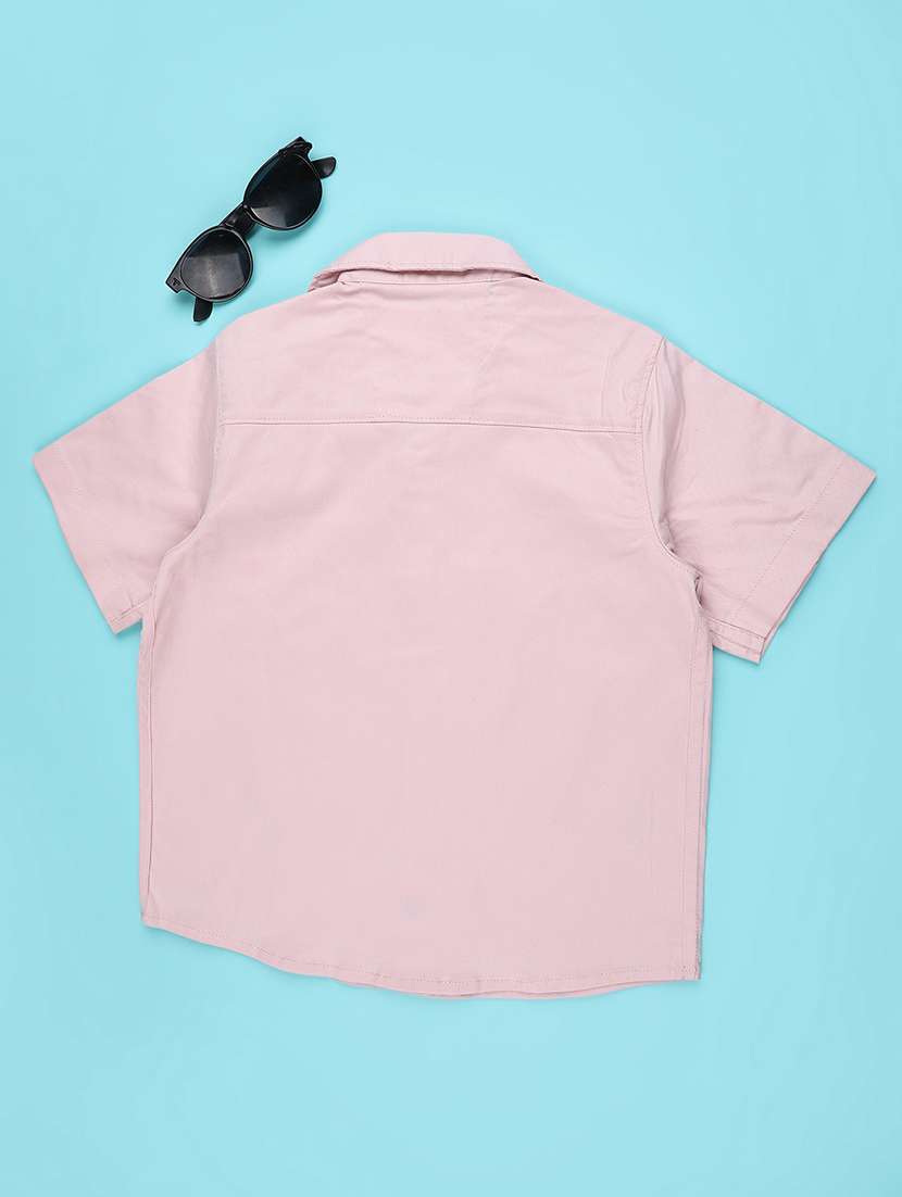boys printed short sleeve collared shirt - 22353985 -  Standard Image - 1