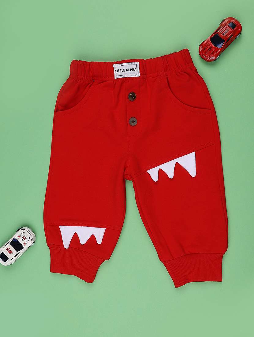 boys solid round neck full length set - 22354170 -  Standard Image - 1
