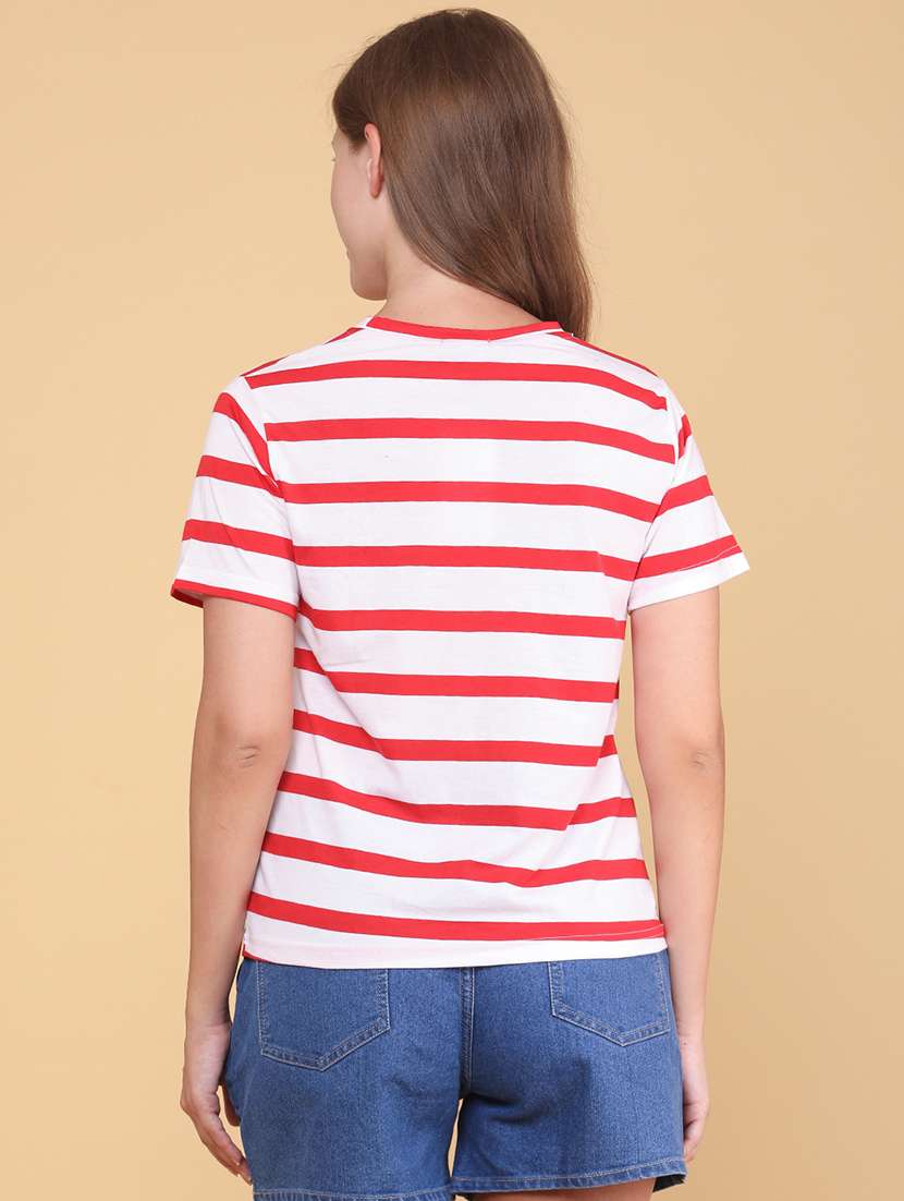 white cotton regular tshirt - 22354219 -  Standard Image - 4