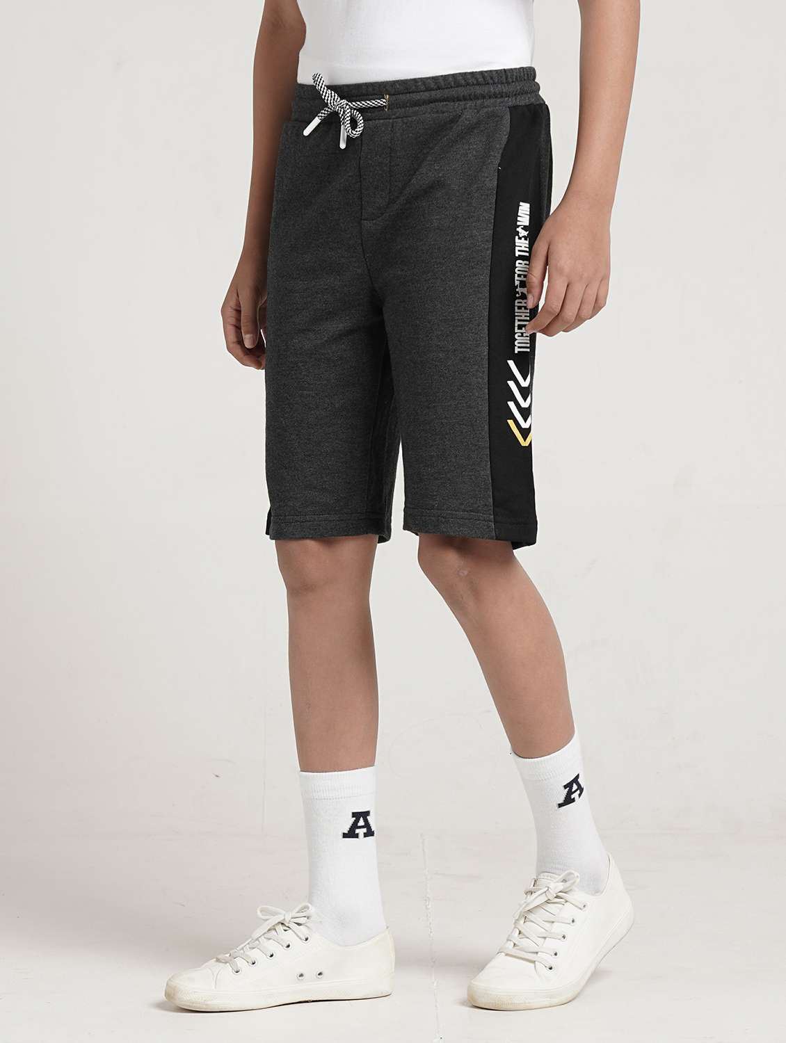 boys tapered mid rise shorts  - 22354298 -  Standard Image - 1