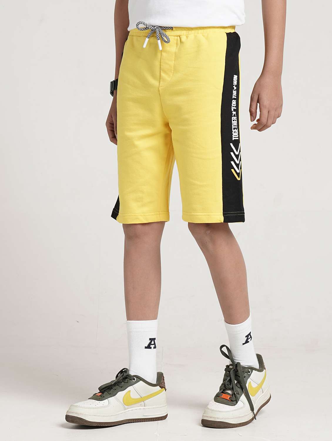 boys tapered mid rise shorts  - 22354299 -  Standard Image - 1