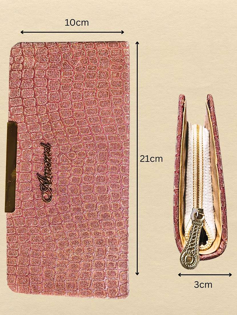 women textured structured clutch - 22354312 -  Standard Image - 1