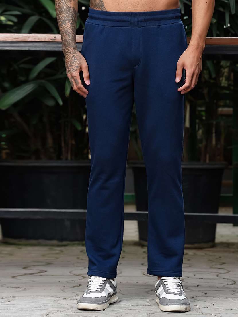 men solid long sleeve full length track suit - 22354341 -  Standard Image - 6