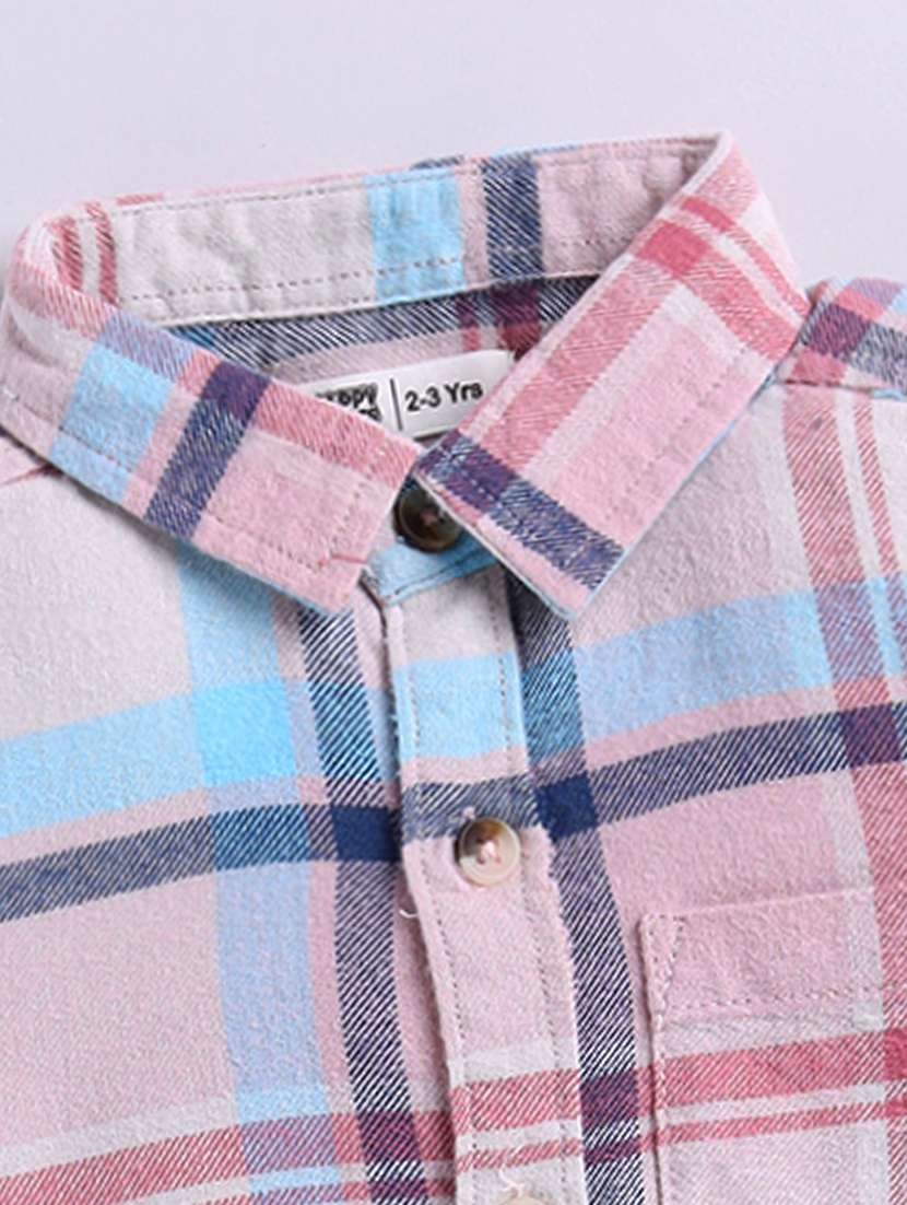 Boys Printed Collared Short Sleeve Shirt - 22354403 -  Standard Image - 4