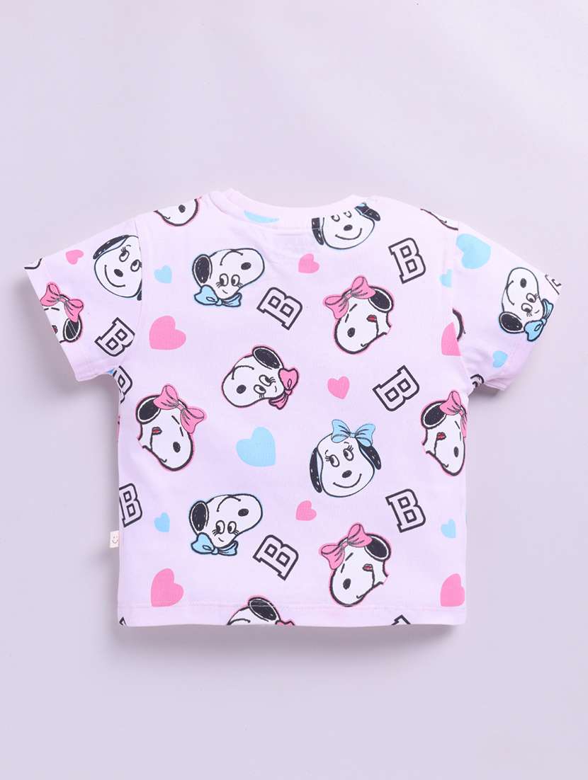 Girls Printed Short Sleeve Tee - 22354417 -  Standard Image - 1