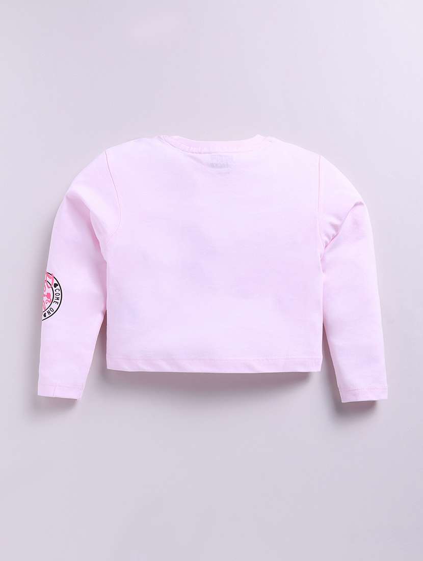 girls printed long sleeve tee - 22354429 -  Standard Image - 1