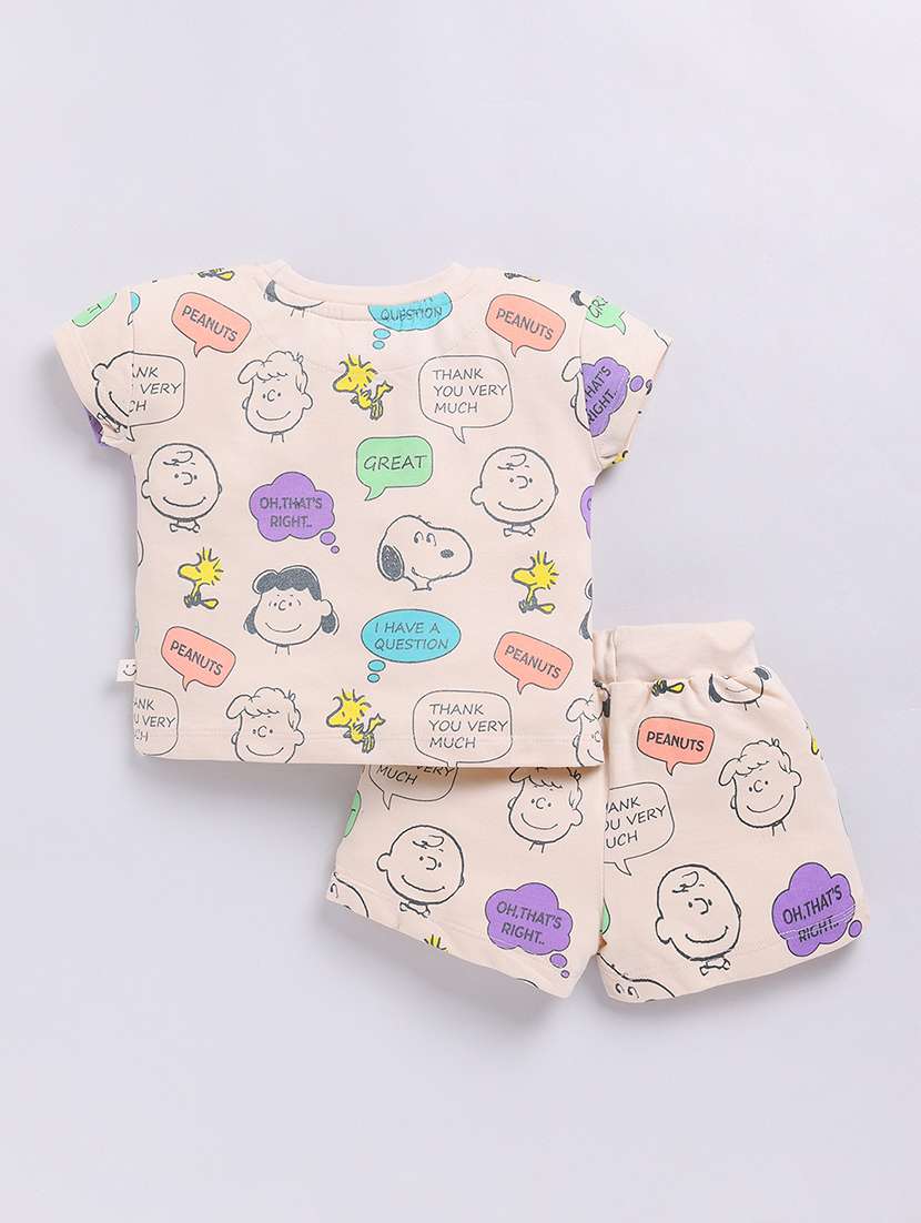 Girls Printed Top And Shorts Set - 22354464 -  Standard Image - 1
