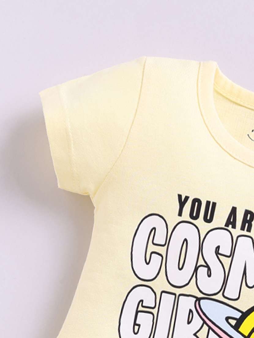 girls printed short sleeve tiered frock - 22354484 -  Standard Image - 4