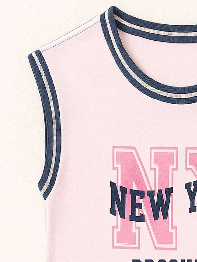 girls printed sleeveless t-shirt dress - 22354486 -  Standard Image - 4