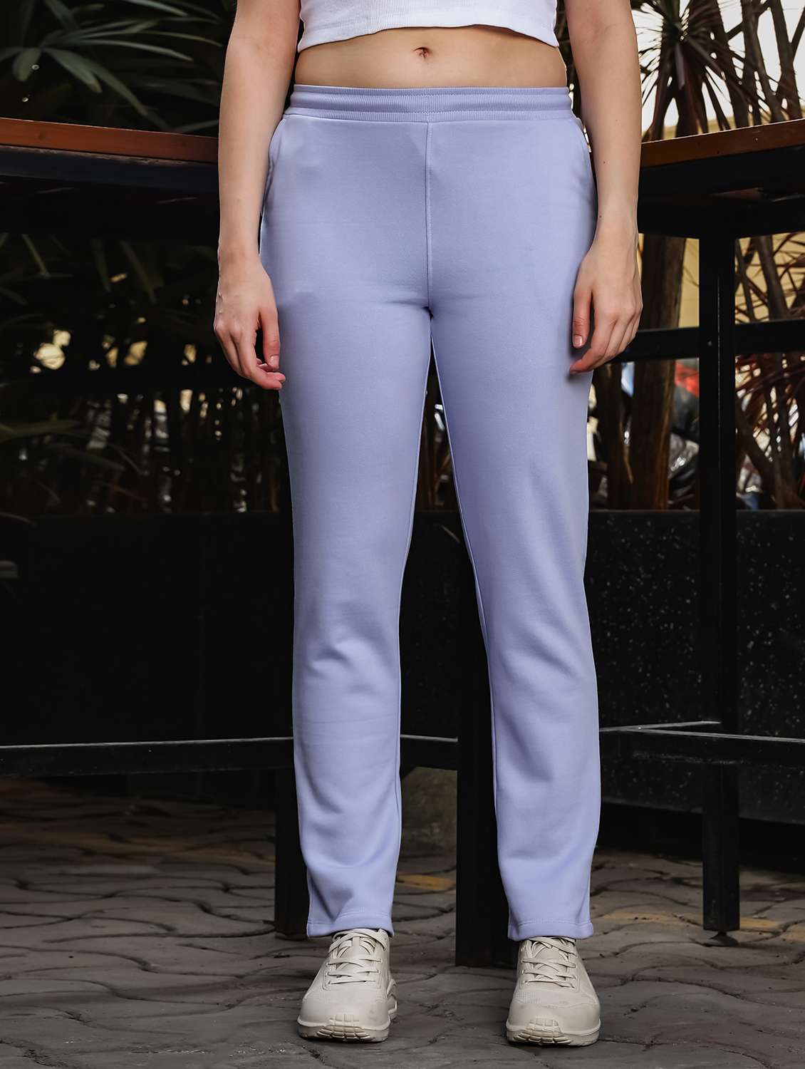 women solid sweatshirt and track pant co-ord set  - 22354498 -  Standard Image - 6