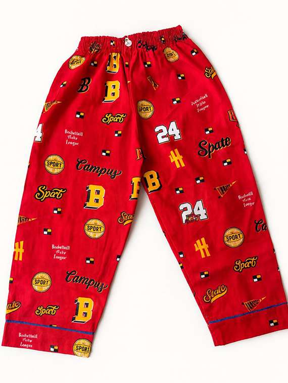 boys printed long sleeve nightwear pyjama set - 22354539 -  Standard Image - 4