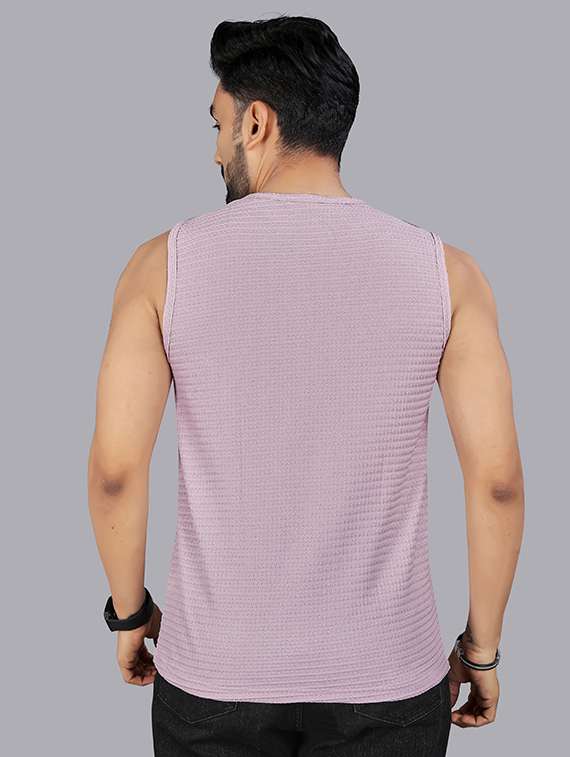 men textured sleeveless t-shirt - 22354565 -  Standard Image - 1